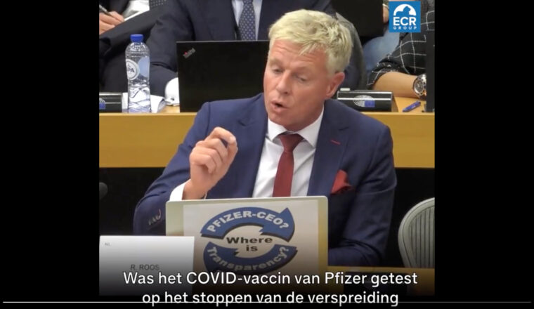 Pfizer geeft toe: ‘vaccin’ nooit getest op voorkomen van verspreiding COVID19 (video)