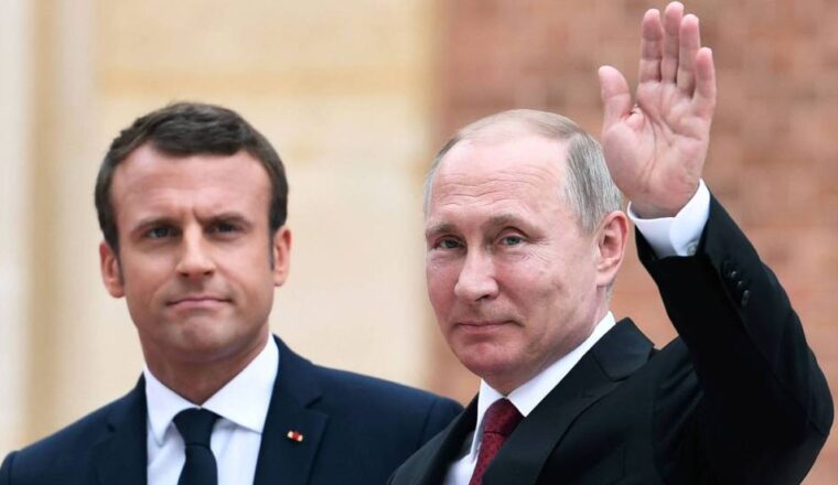 Macron: ‘Ik zie wrok in de ogen van Poetin’
