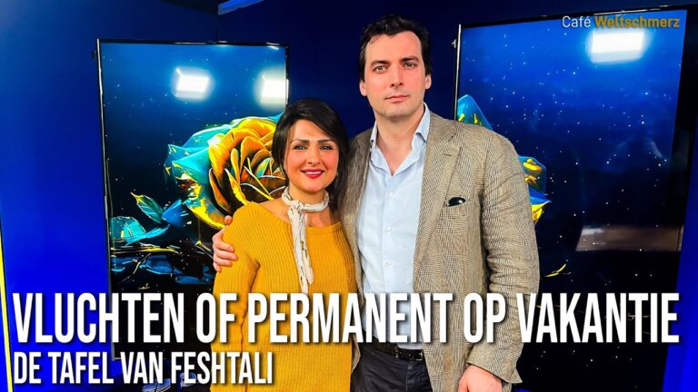 Vluchten of permanent op vakantie - Tafel van Feshtali