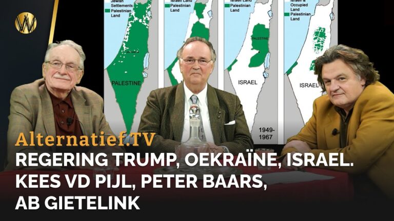 Alternatief Forum #13 Regering Trump, Oekraïne, Israel. Kees vd Pijl, Peter Baars, Ab Gietelink