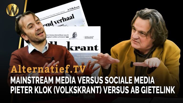 Mainstream Media versus Sociale Media. Pieter Klok (Volkskrant) versus Ab Gietelink