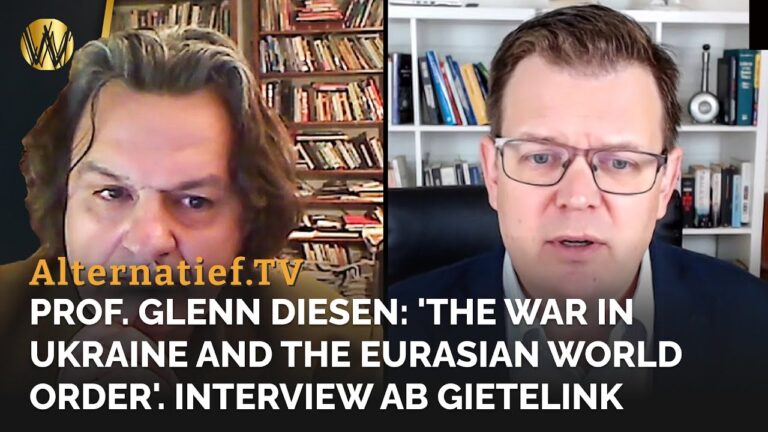 Prof. Glenn Diesen: 'The war in Ukraine and the Eurasian World Order'. Interview Ab Gietelink