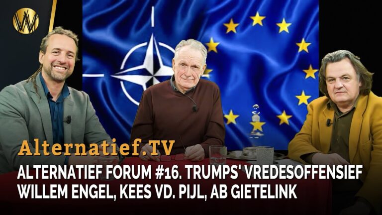 Alternatief Forum #16. Trumps' Vredesoffensief. Willem Engel, Kees vd. Pijl, Ab Gietelink