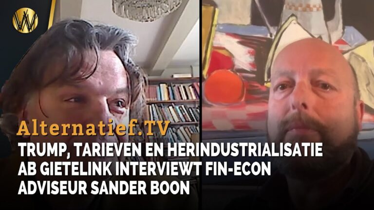 Trump, tarieven en herindustrialisatie. Ab Gietelink interviewt Fin-econ. adviseur Sander Boon