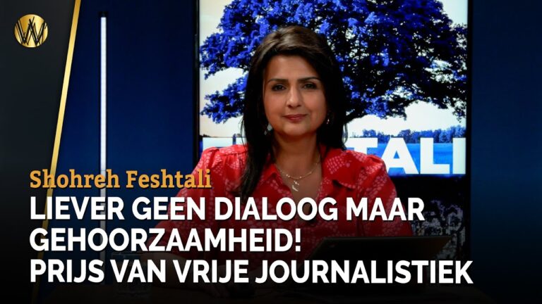 Liever geen dialoog maar gehoorzaamheid! Prijs van vrije journalistiek