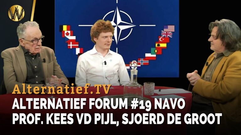 Alternatief Forum #19 NAVO. Prof. Kees vd Pijl, Sjoerd de Groot, Ab Gietelink