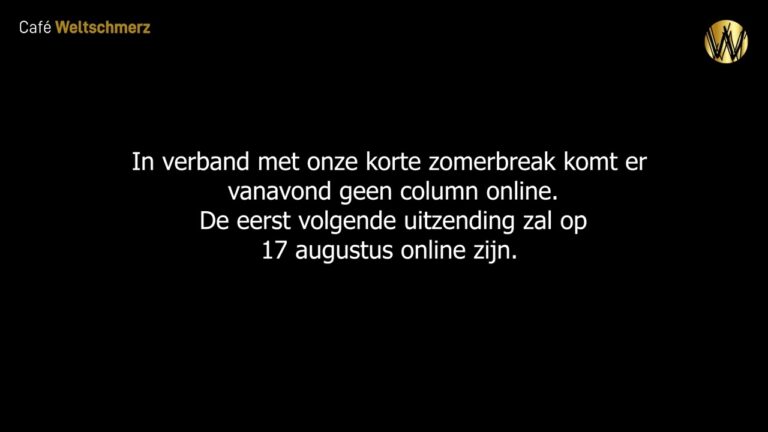 Café weltschmerz zomerbreak