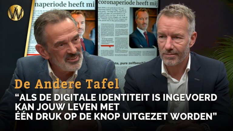 "Als de Digitale Identiteit is ingevoerd kan jouw leven met één druk op de knop uitgezet worden"