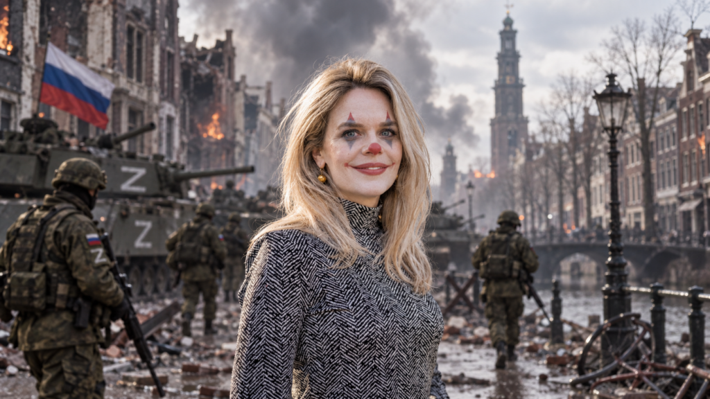 Hanneke vd Werf in brandend Amsterdam